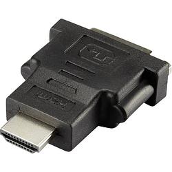 Foto van Renkforce rf-4212231 hdmi / dvi adapter [1x hdmi-stekker - 1x dvi-bus 24+1-polig] zwart