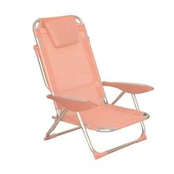 Foto van Innov'saxe clic clac des plages fauteuil - aluminium structuur - rose melba