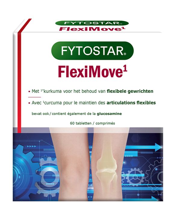 Foto van Fytostar fleximove high-curcumine & glucosamine tabletten