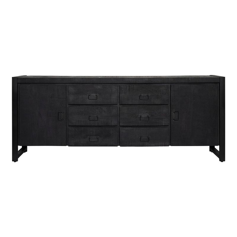 Foto van Starfurn dressoir boaz black 200 cm