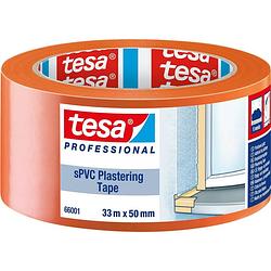 Foto van Tesa spvc 66001-00003-00 gipstape tesa professional oranje (l x b) 33 m x 50 mm 1 stuk(s)