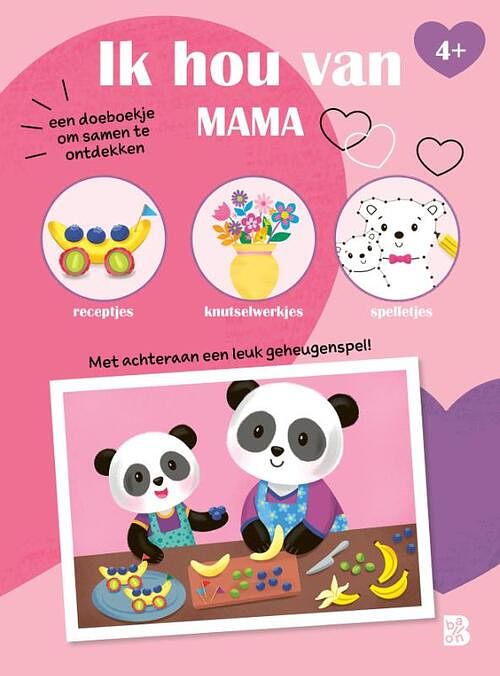 Foto van Hartjesreeks activity: ik hou van mama - paperback (9789403232782)