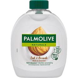 Foto van Palmolive naturals amandel navulling handzeep 300ml bij jumbo