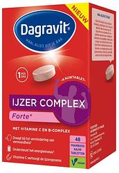 Foto van Dagravit ijzer complex forte kauwtabletten