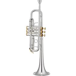 Foto van Xo 1624-rss 122 mm (verzilverd goudmessing/vergulde versiering) c trompet met koffer