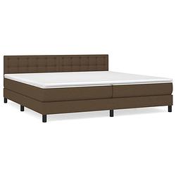 Foto van The living store boxspringbed - comfort - bed - afmeting- 203 x 200 x 78/88 cm - middelharde ondersteuning