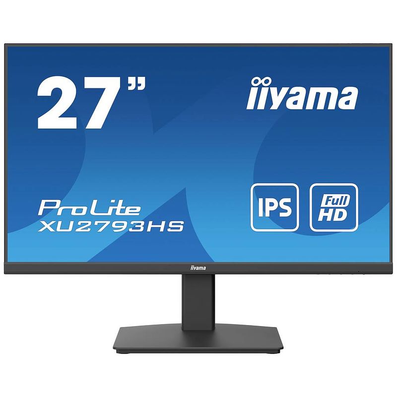 Foto van Iiyama prolite xu2793hs-b5 led-monitor 68.6 cm (27 inch) energielabel e (a - g) 1920 x 1080 pixel full hd 4 ms hdmi, displayport, hoofdtelefoon (3.5 mm