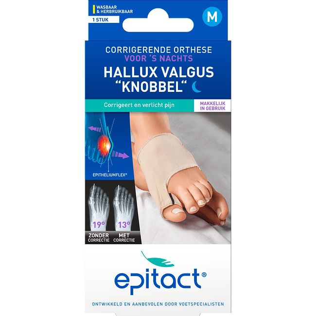 Foto van Epitact hallux valgus corrigerende orthese 36/38