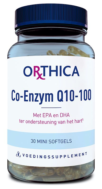 Foto van Orthica co enzym q10-100 softgels