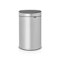 Foto van Brabantia touch bin afvalemmer 40 liter met kunststof binnenemmer - metallic grey