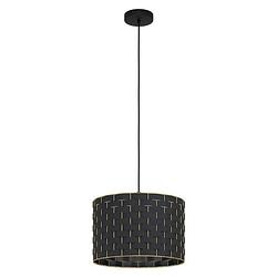 Foto van Eglo marasales hanglamp - e27 - ø38 cm - zwart/koper