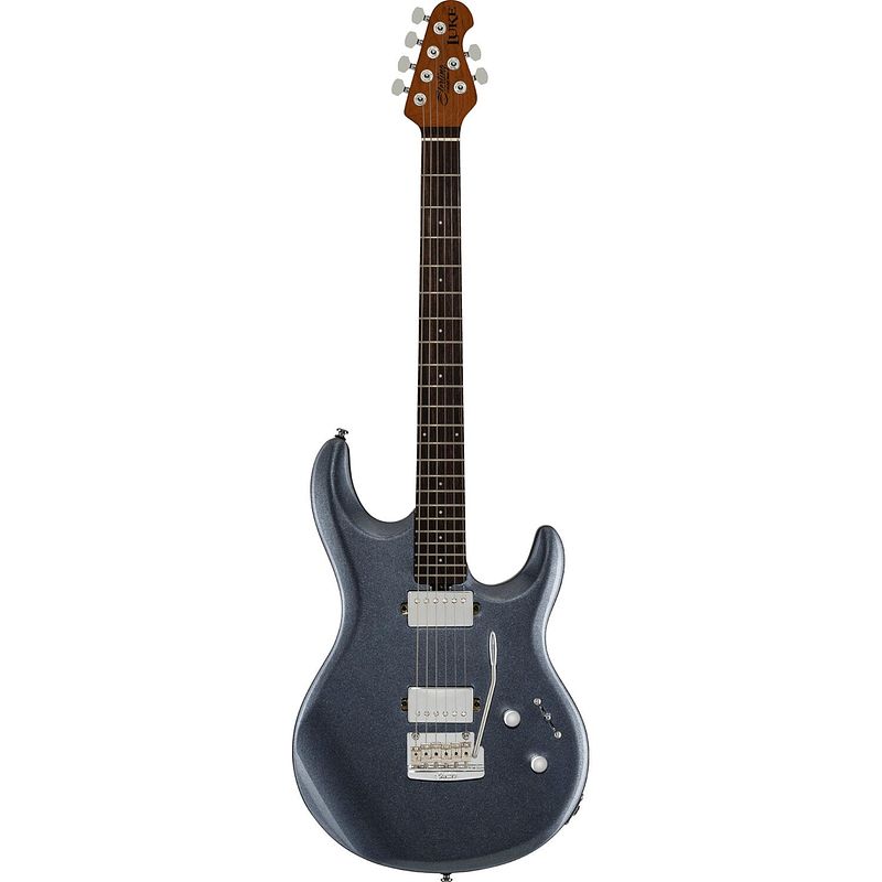 Foto van Sterling by music man steve lukather lk100 bodhi blue elektrische gitaar met gigbag