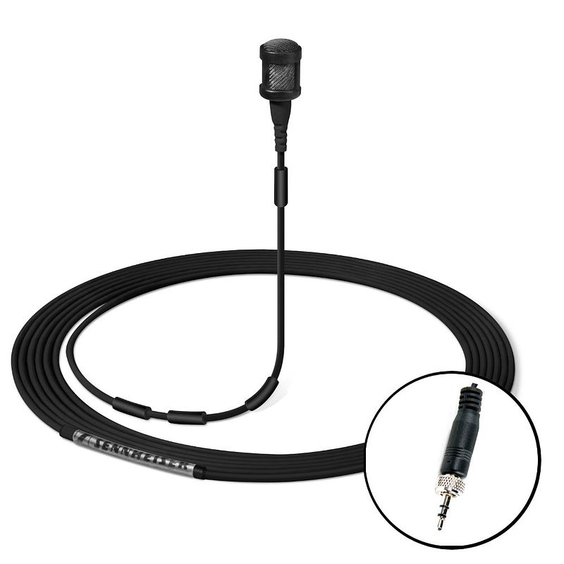 Foto van Sennheiser mke 1-ew lavalier microfoon zwart, trs-aansluiting