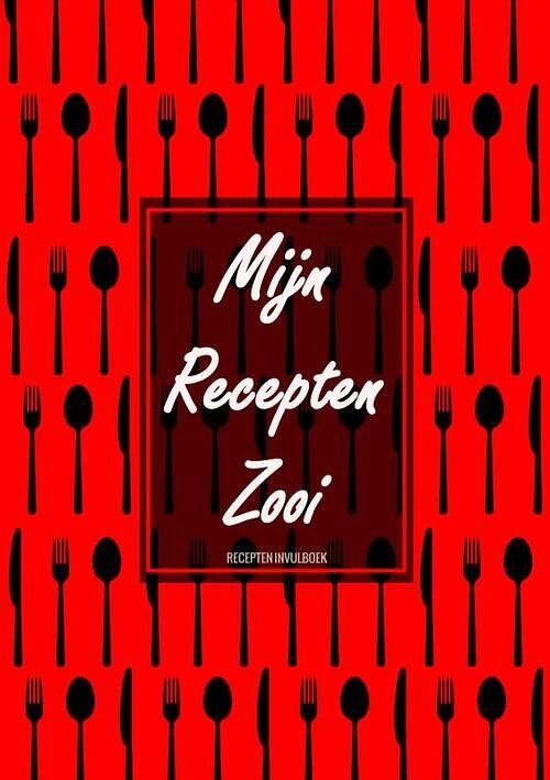 Foto van Kerstcadeau - blanco recepten invulboek - "mijn recepten zooi" - boek cadeau - paperback (9789464658606)