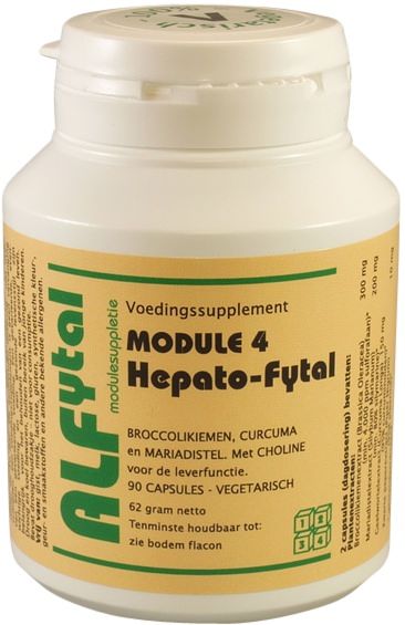 Foto van Alfytal hepato fytal vegetarische capsules