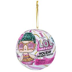 Foto van L.o.l. surprise! holiday supreme surprise ball - tinsel - roze - minipop - kerstbal