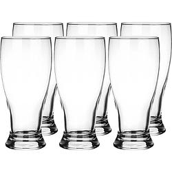 Foto van Glasmark bierglazen - 12x - fluitje - 500 ml - glas - speciaal bier - bierglazen