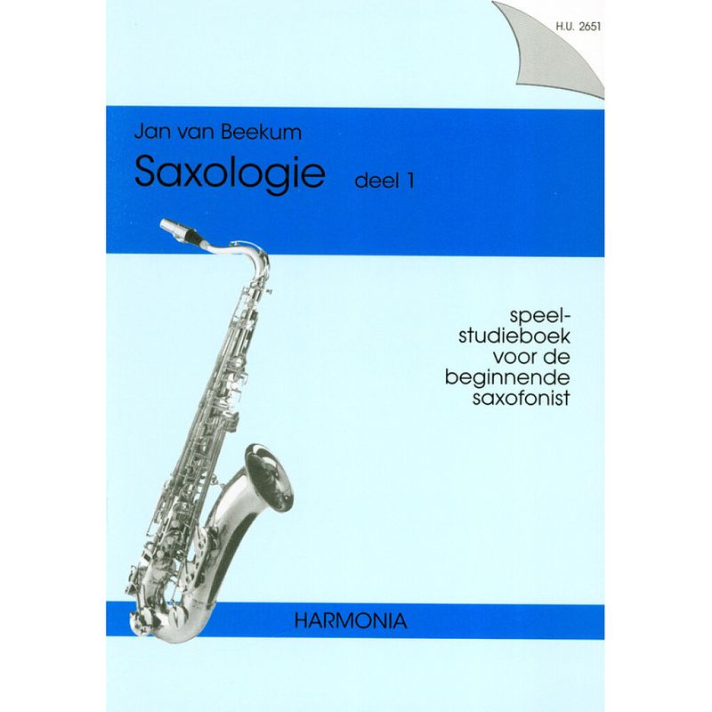 Foto van Hal leonard saxologie deel 1 saxofoonboek