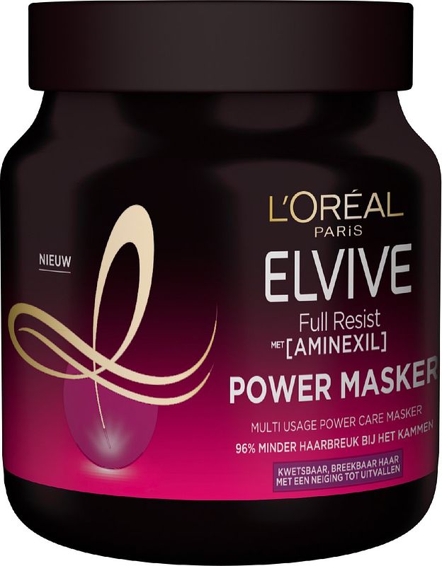 Foto van L'soréal paris elvive full resist power mask haarmasker