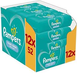 Foto van Pampers fresh clean babydoekjes multiverpakking