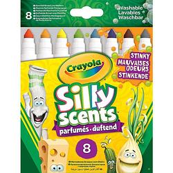 Foto van Crayola silly scents - stinkende geurstiften met brede punt - 8 stuks
