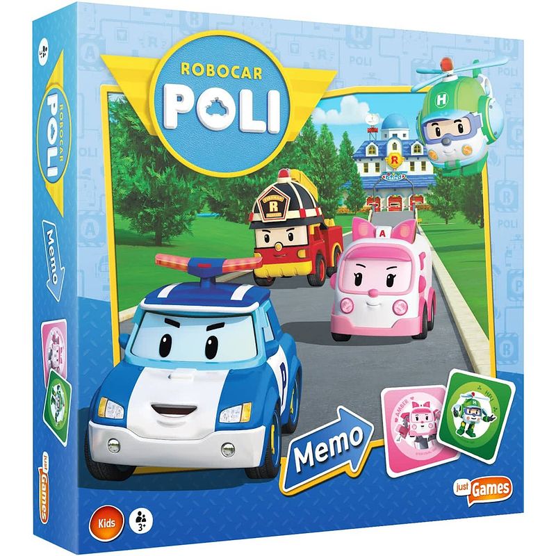 Foto van Just games memory robocar poli