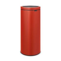 Foto van Brabantia touch bin flat top afvalemmer 30 liter - happy red