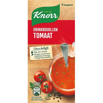 Foto van Knorr drinkbouillon tomaat 5 stuks bij jumbo