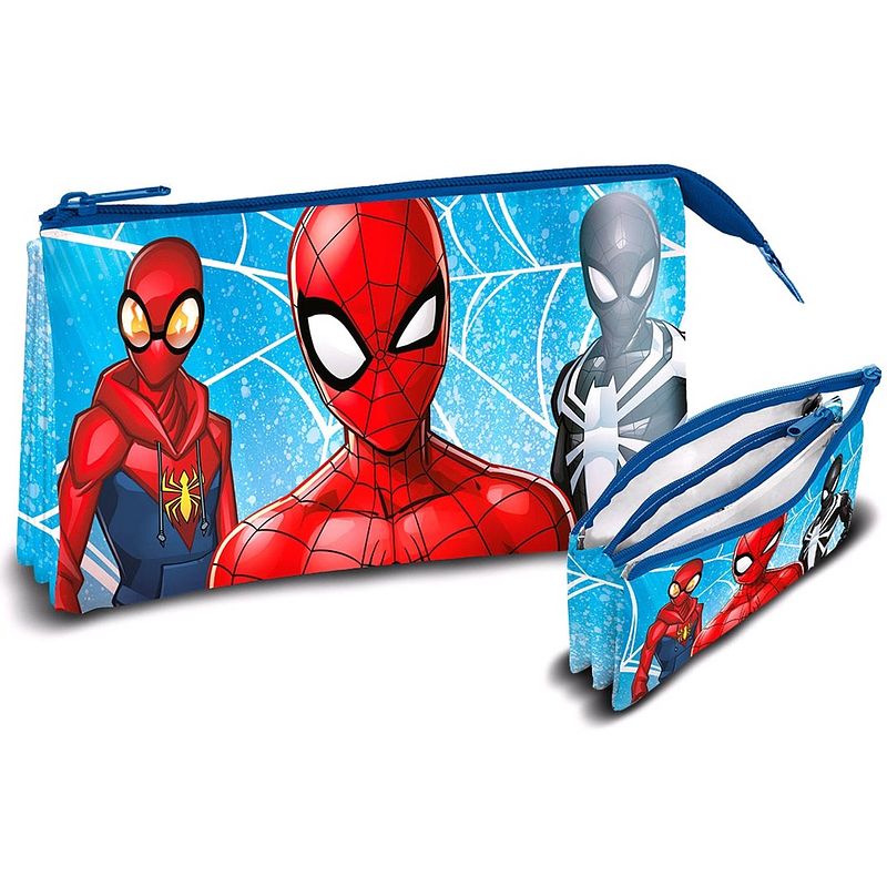 Foto van Marvel etui spiderman jongens 22 x 13 cm polyester/pvc