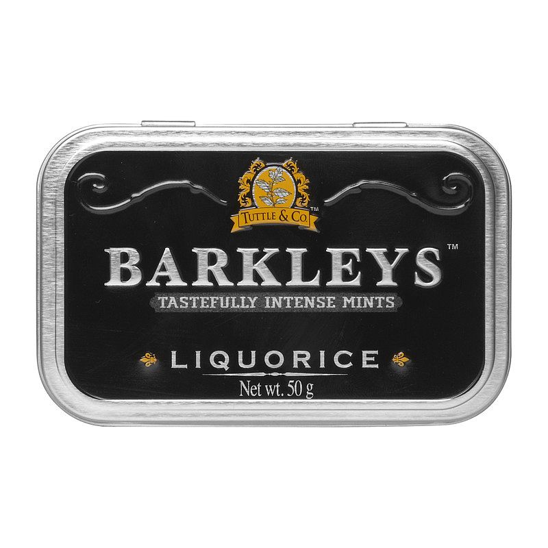 Foto van Barkleys™ liquorice tastefully intense mints 50g bij jumbo