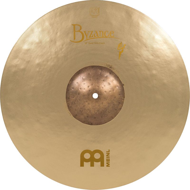 Foto van Meinl b18satc byzance vintage sand thin 18 inch crash