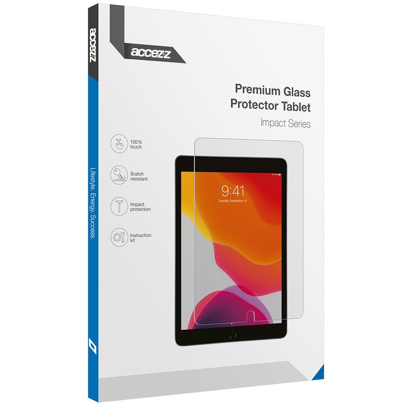 Foto van Accezz premium glass screenprotector lenovo tab m10 5g smartphone screenprotector transparant