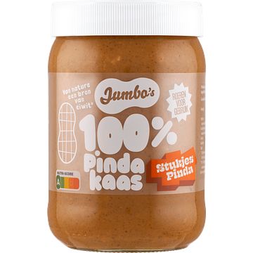 Foto van Jumbo pindakaas met stukjes 100% pinda 600g