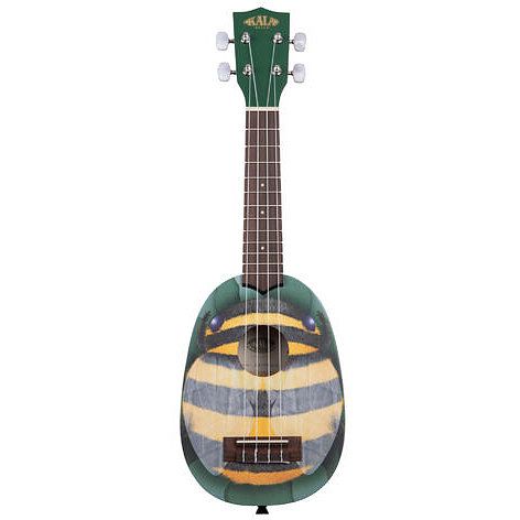 Foto van Kala ka nv hbee sopraan ukelele honeybee met gigbag