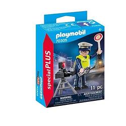 Foto van Playmobil special plus politieman met flitcontrole 70305