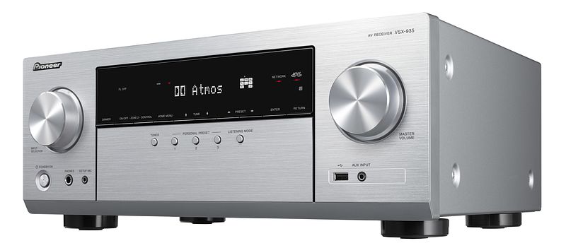 Foto van Pioneer vsx935 receiver zilver