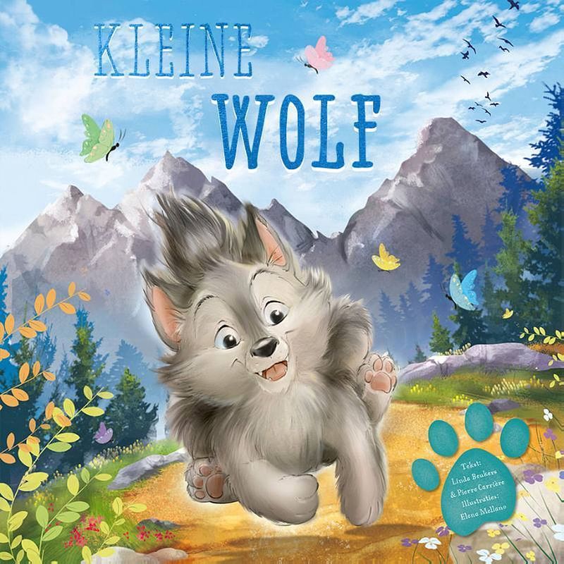 Foto van Rebo productions kinderboek kleine wolf junior papier