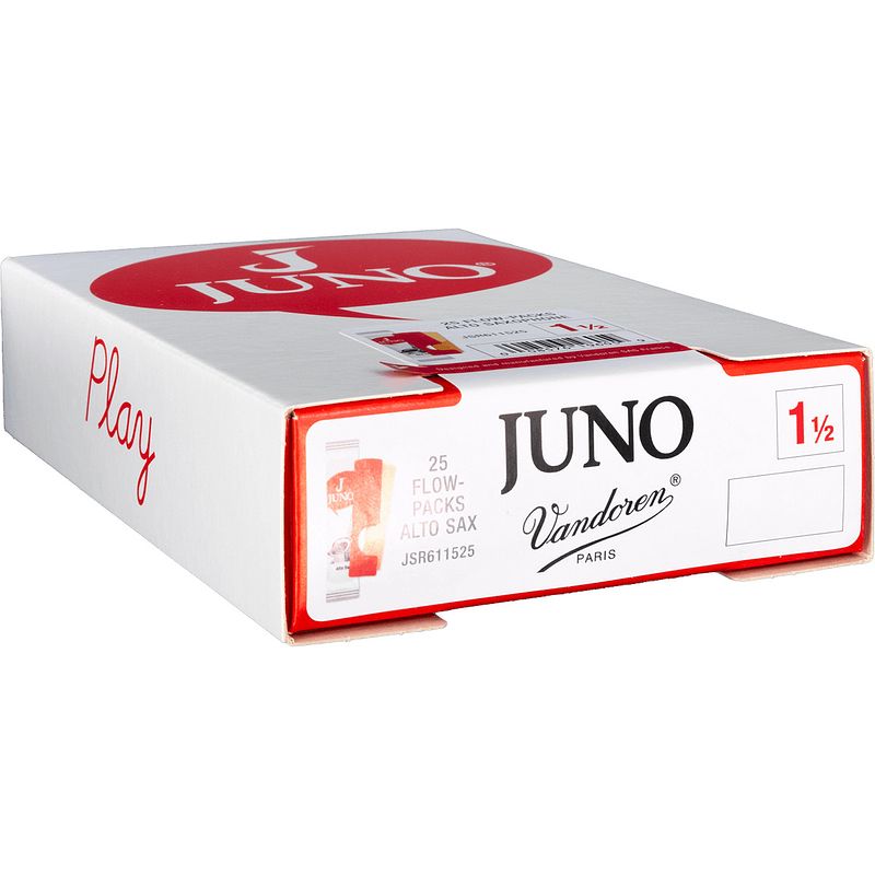 Foto van Vandoren juno jsr611525 saxophone alto 1.5 rieten voor altsaxofoon (25 stuks)