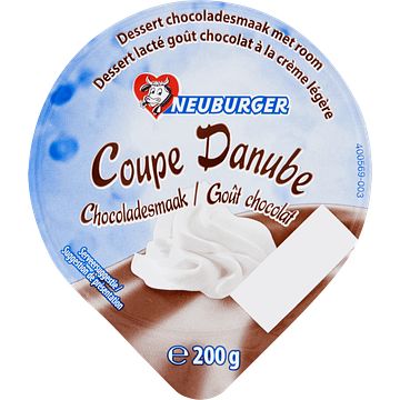 Foto van Neuburger coupe danube chocoladesmaak 200g bij jumbo