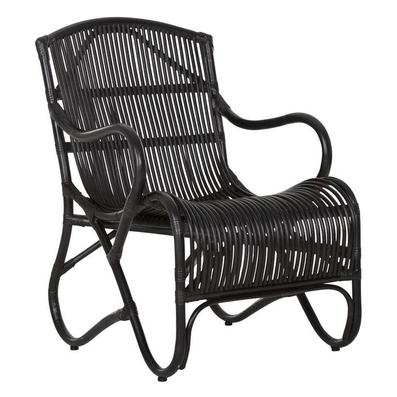 Foto van 24designs como fauteuil - rotan zwart