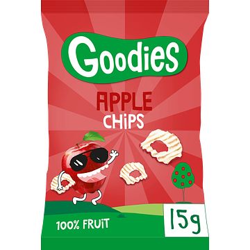 Foto van Goodies snack crispy red apple chips 15g aanbieding bij jumbo | 2 + 1 gratis