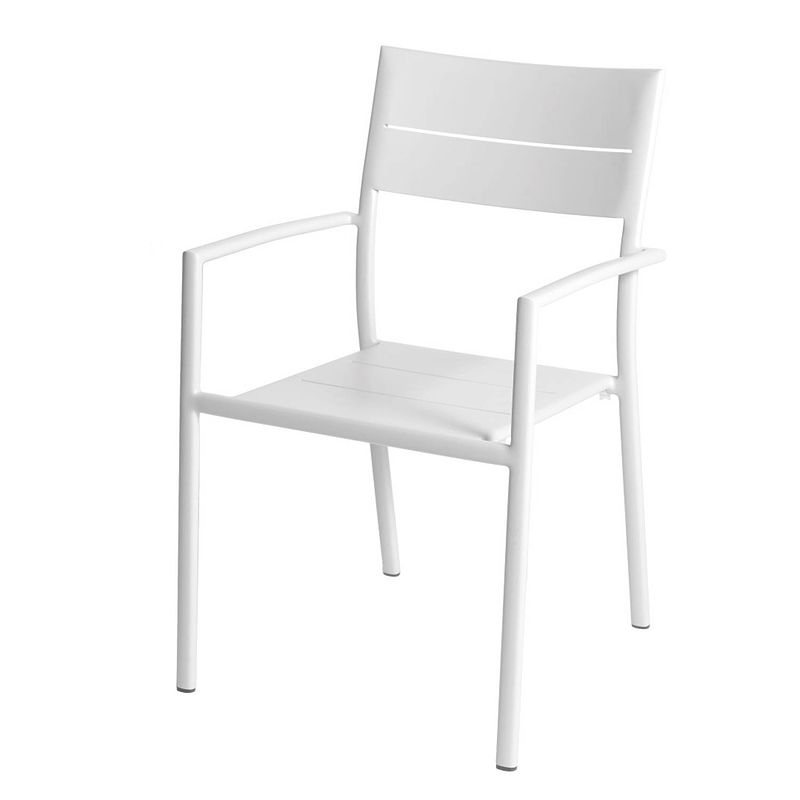 Foto van Grace stacking chair alu white