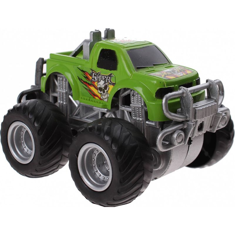 Foto van Jonotoys monstertruck big foot drive 8.5 cm groen