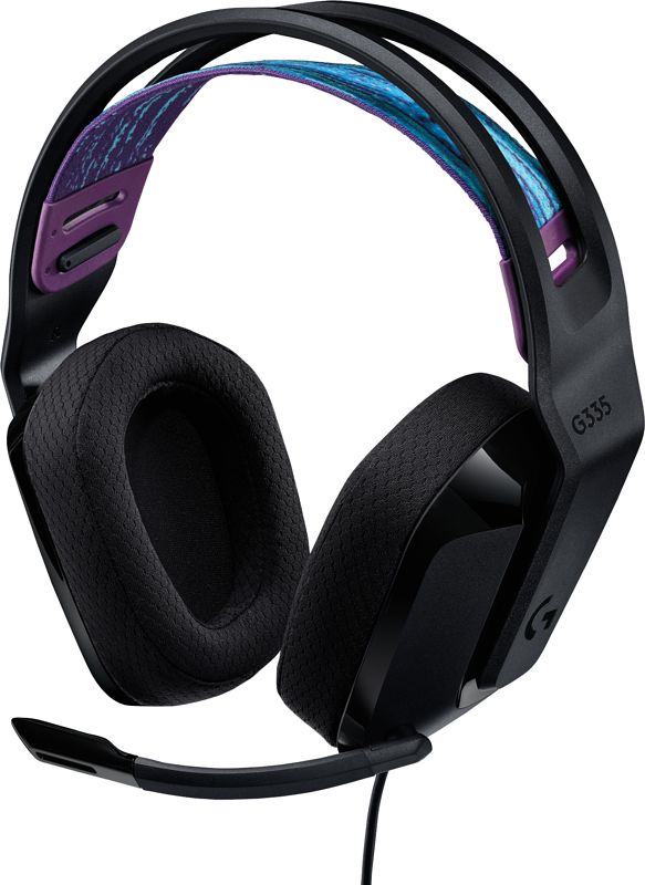 Foto van Logitech g335 bedrade gaming headset zwart