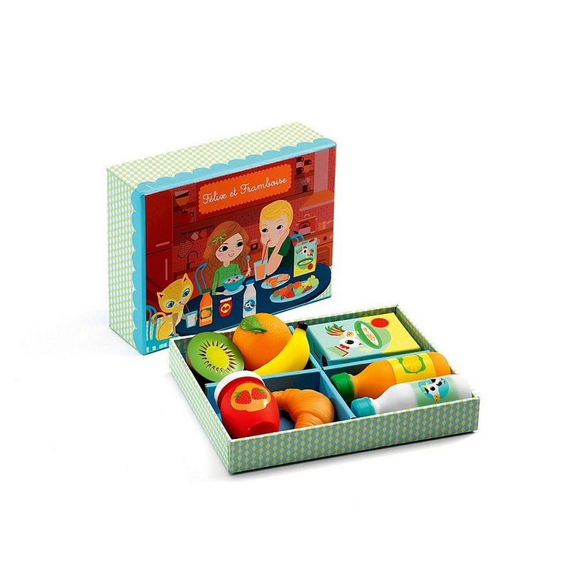 Foto van Djeco speelgoedeten en -drinken 8-delig lunchbox