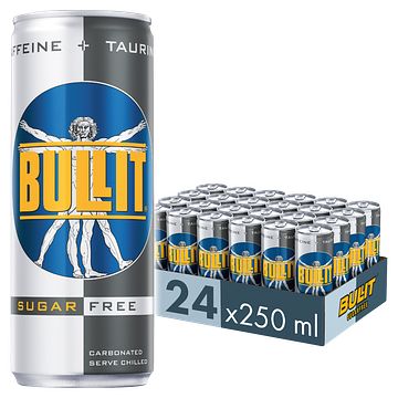 Foto van Bullit energy drink suikervrij 24 x 250ml bij jumbo