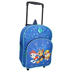 Foto van Paw patrol handbagage reiskoffer/trolley/rugzak 38 cm voor kinderen - kinder reiskoffers