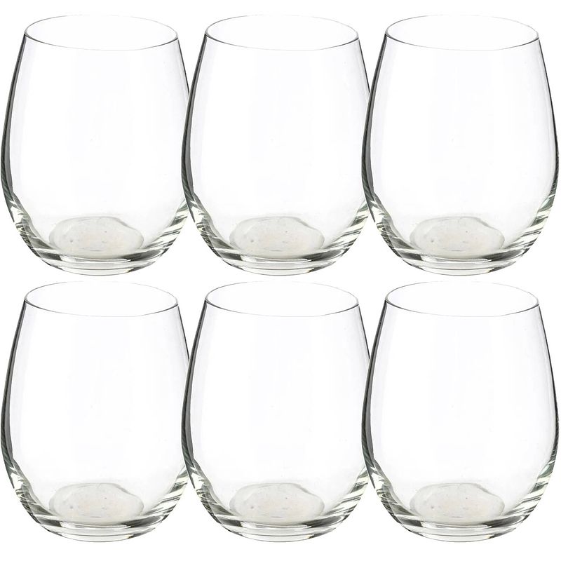 Foto van Set van 12x stuks tumbler glazen orpea 360 ml van glas - drinkglazen