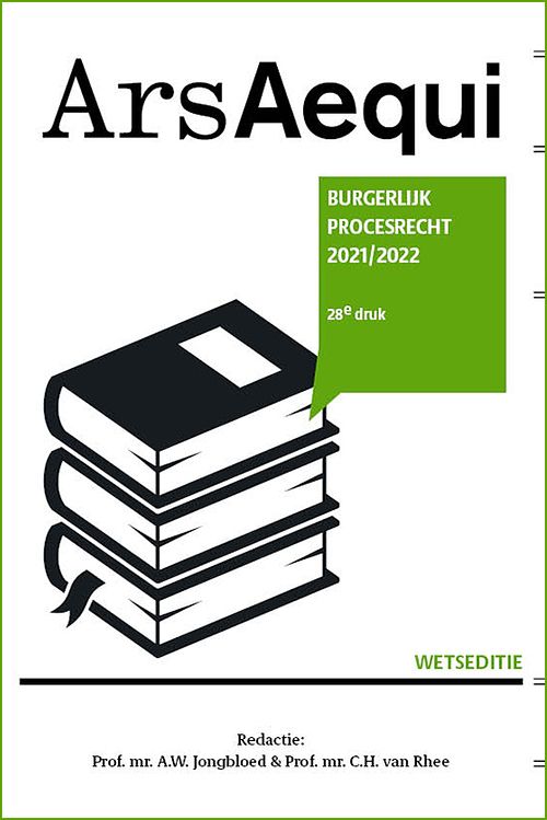 Foto van Burgerlijk procesrecht 2021/2022 - paperback (9789493199286)