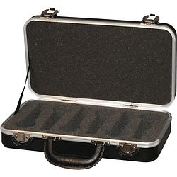 Foto van Gator cases gm-6-pe polyetheen koffer voor 6 microfoons